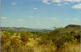Landscape near Sambesi valley