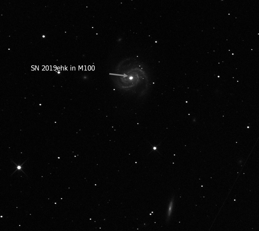 SN 2019ehk in M100