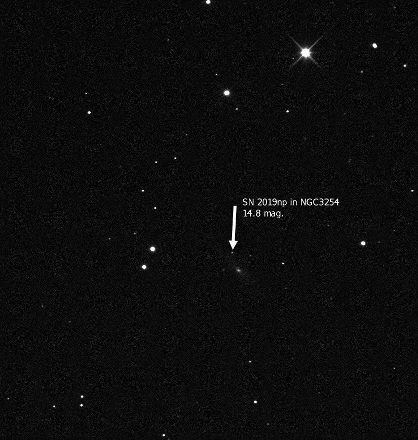 Supernova SN 2019np in NGC3254